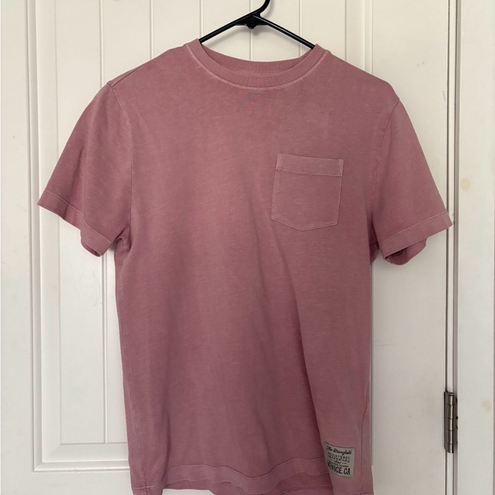 Men's Pink “The Stronghold” Crew Neck T-Shirt
